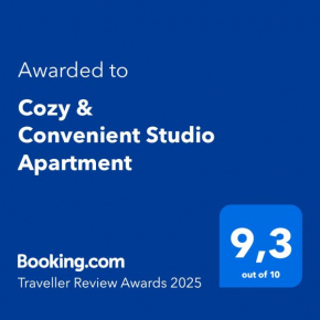 Cozy & Convenient Studio Apartment